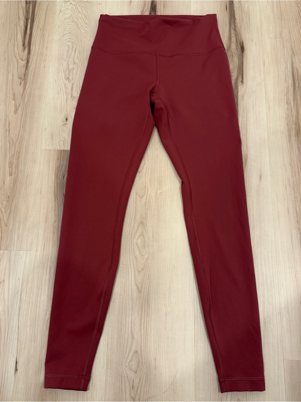 Lululemon Wunder Train High Rise Leggings Size 8 Mulled Wine